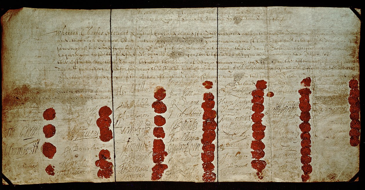 Doodvonnis van Karel I (1600-49) 29 januari 1648 (eigenlijk 1649) door English School