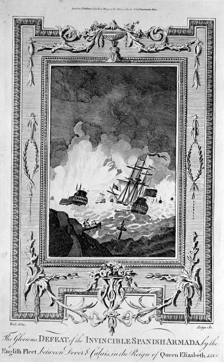 Nederlaag van de Spaanse Armada, uit 