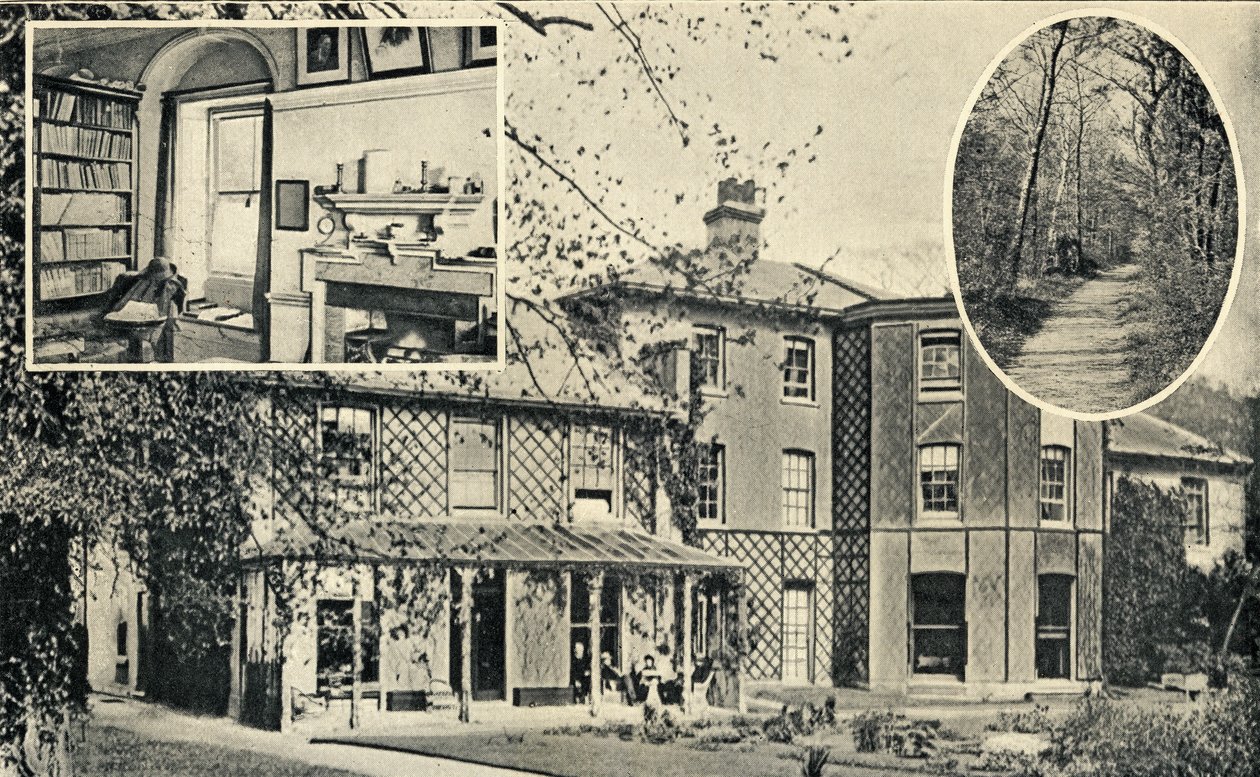 Down House, Downe, huis van Charles Darwin (1809-82) vanaf 1842 door English School