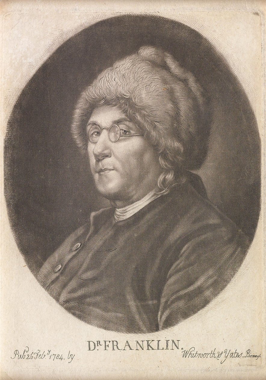 Dr. Franklin, 1784 door English School