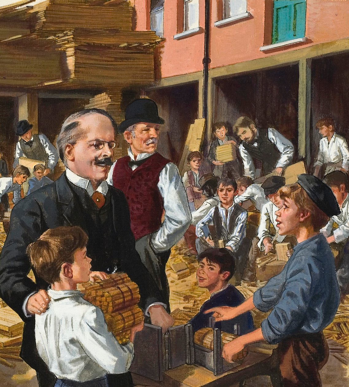 Dr. Thomas John Barnardo (1845-1905) (gouache on paper) door English School