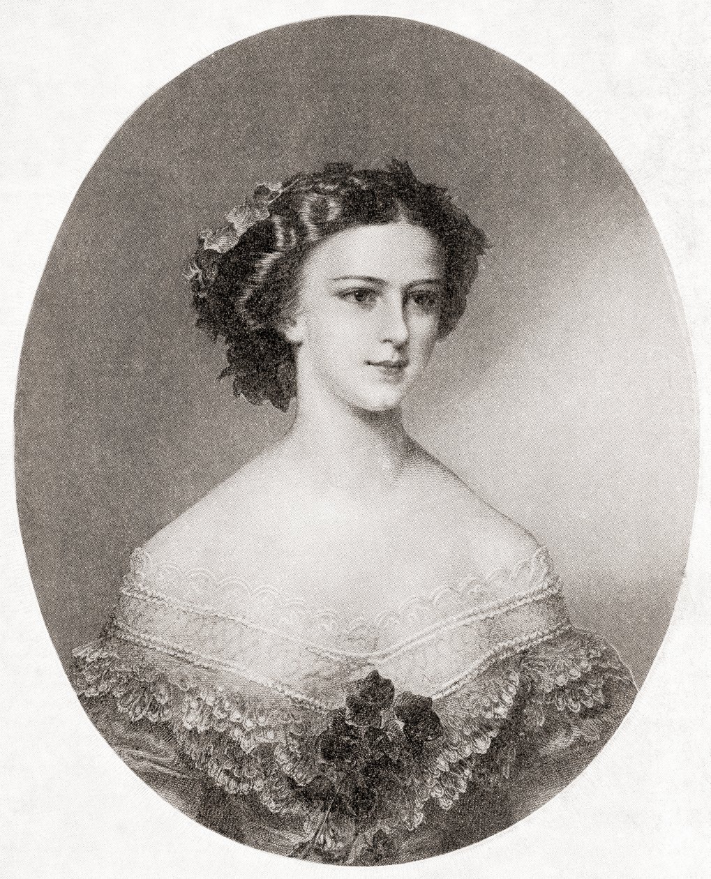 Hertogin Elisabeth in Beieren, uit 
