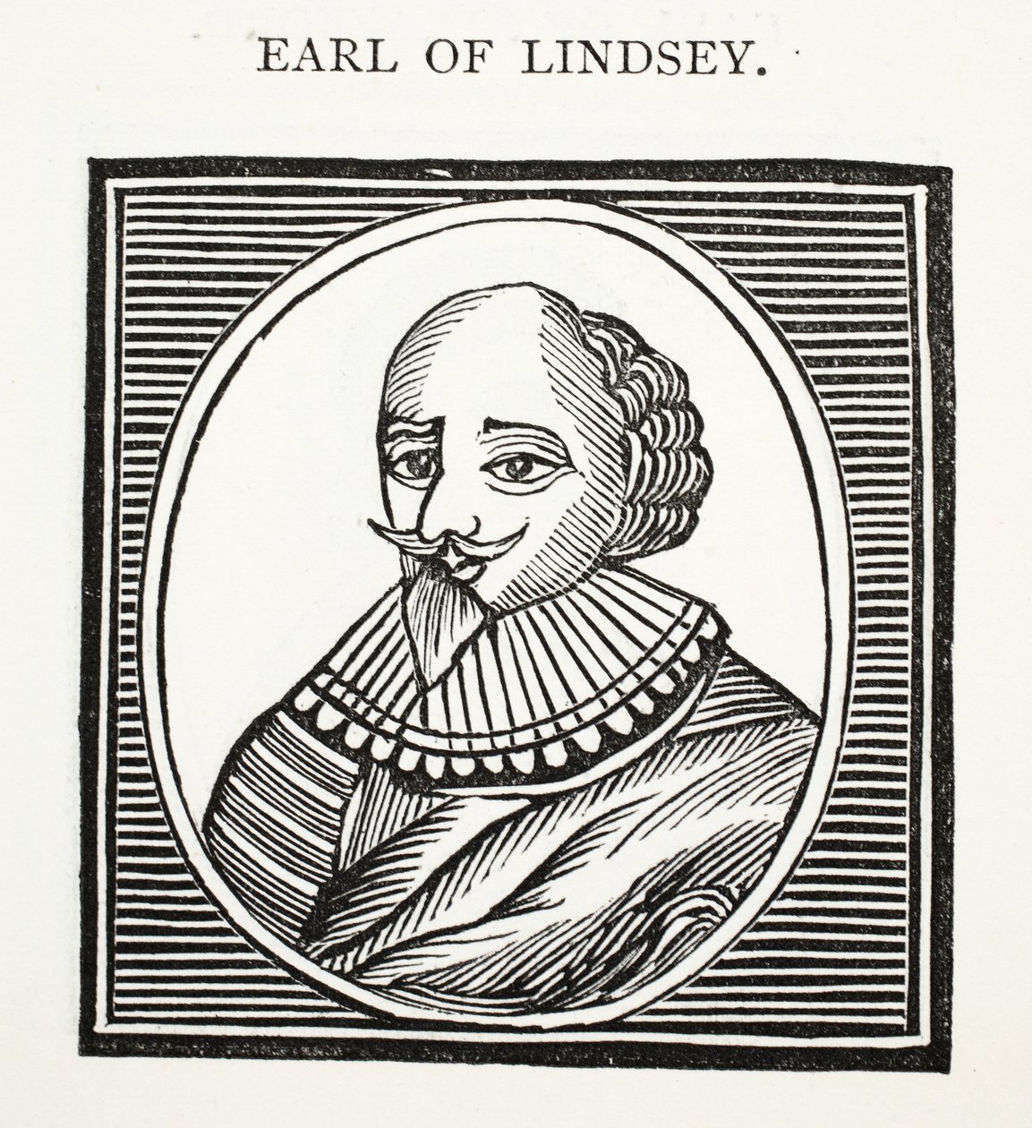 Graaf van Lindsey, illustratie uit Chap-books van de achttiende eeuw door John Ashton, uitgegeven 1882 door English School