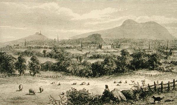 Edinburgh rond 1880, uit 