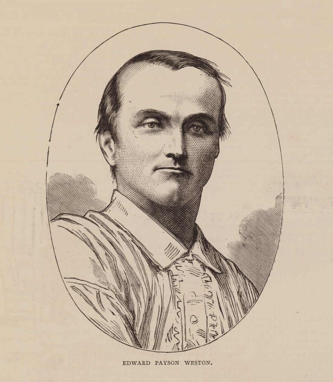 Edward Payson Weston (gravure) door English School