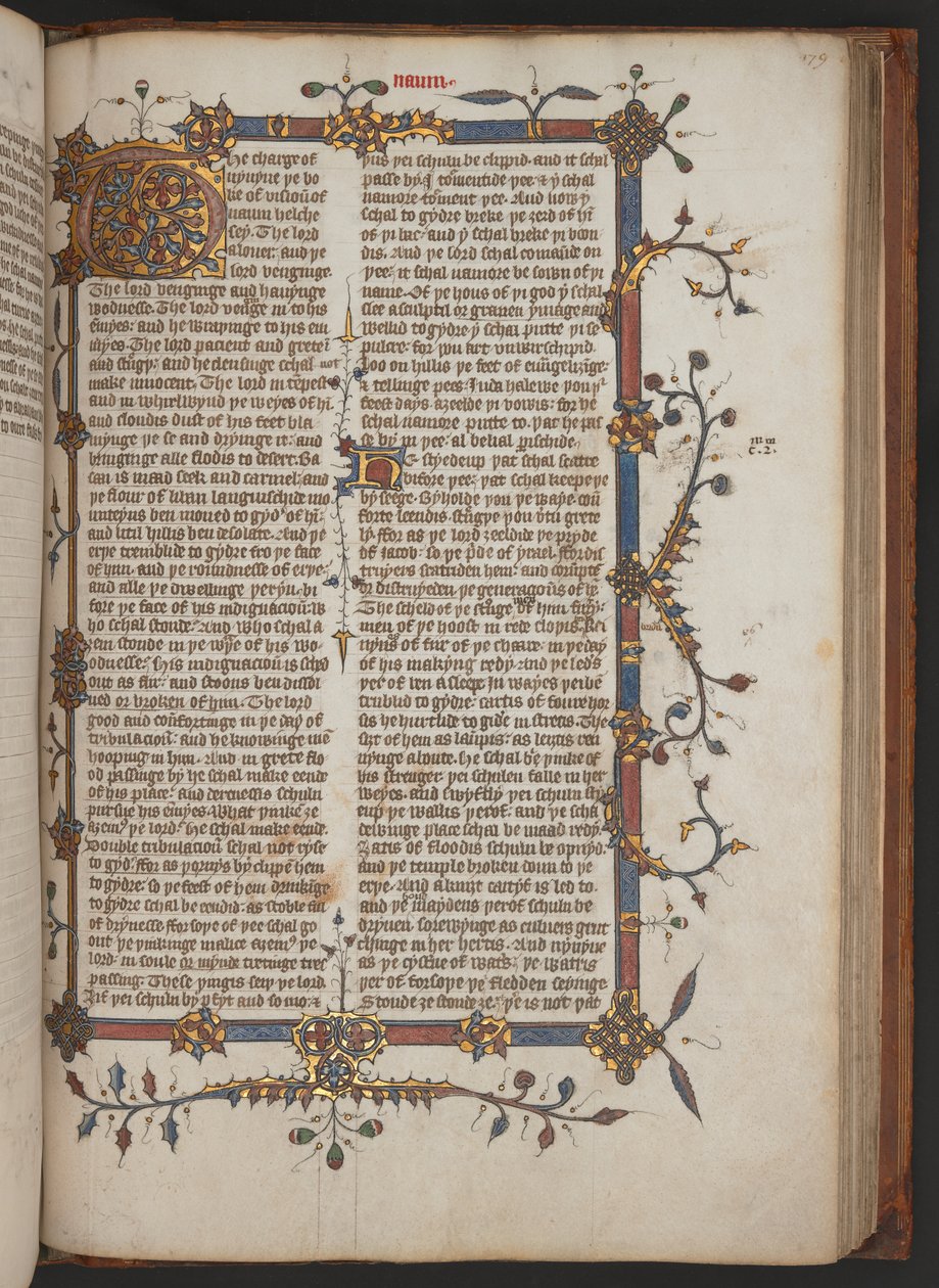 Egerton 617, Wycliffite Bijbel, vóór 1397 (perkament) door English School
