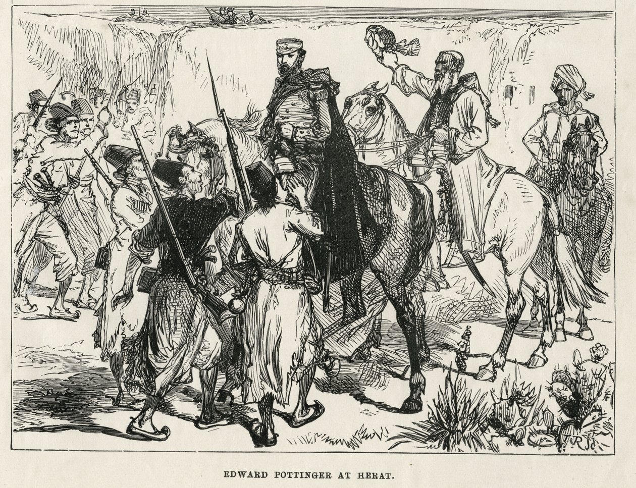 Eldred Pottinger in Herat door English School