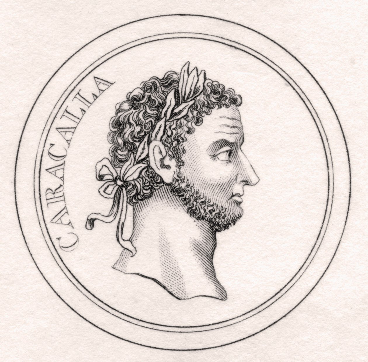 Keizer Caracalla, uit 