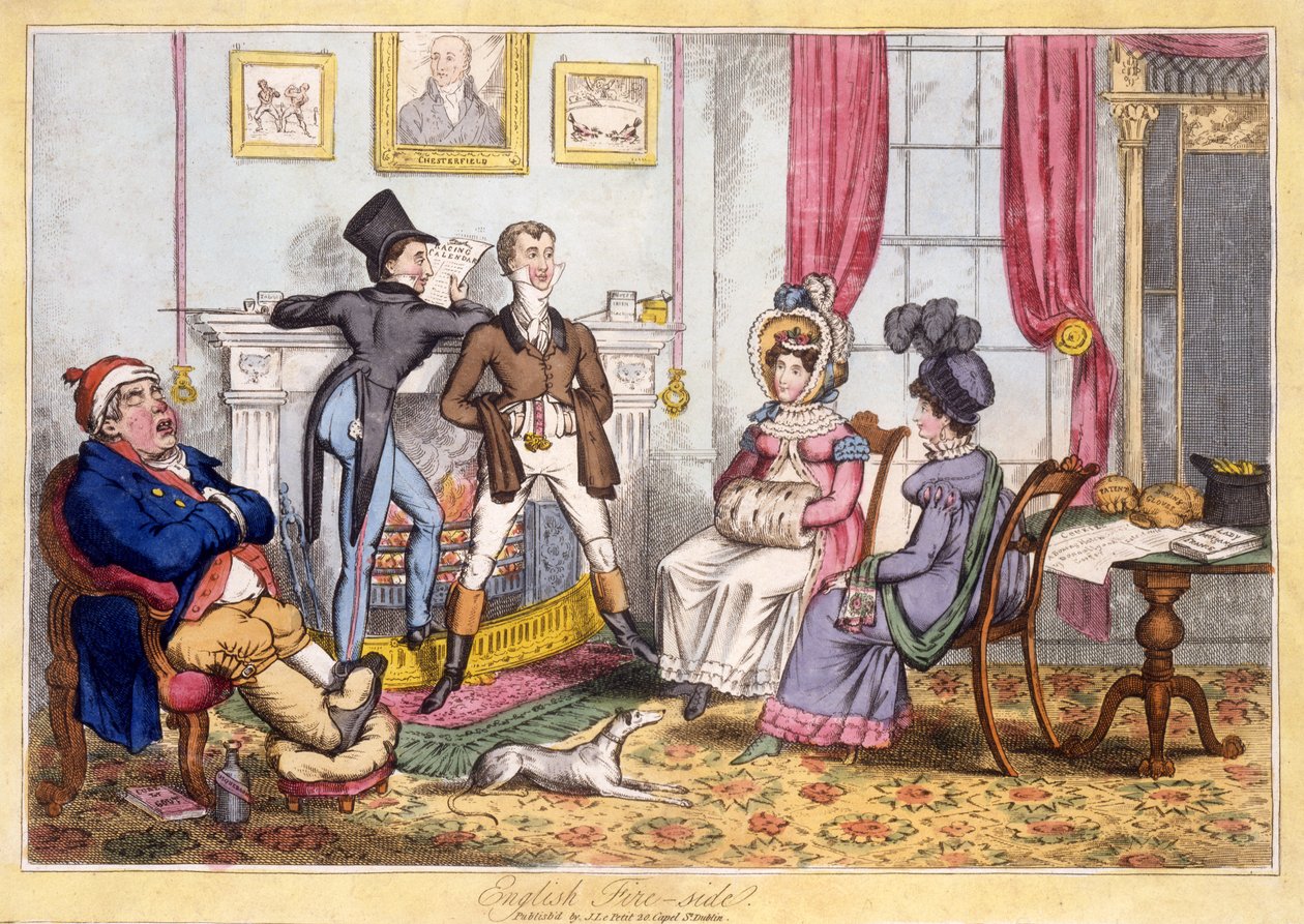 Engelse Haard, uitgegeven door J. lePetit, Dublin, ca. 1820 door English School