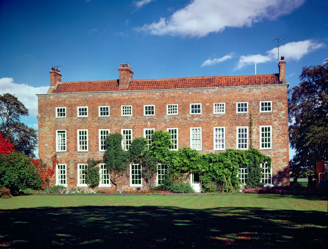 Exterieur uitzicht van Low Middleton Hall, Middleton St. George, Durham door English School