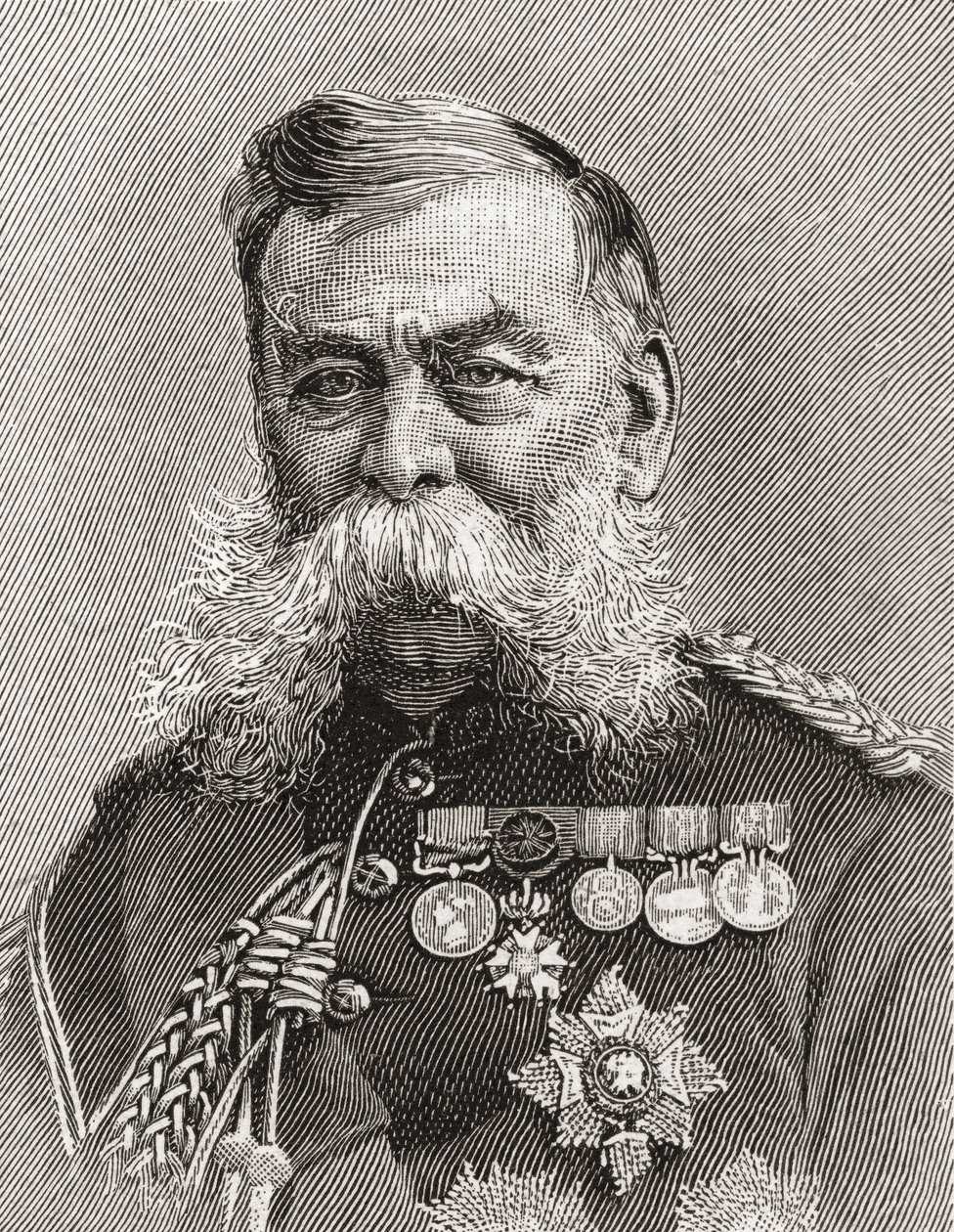 Veldmaarschalk Sir John Linthorn Arabin Simmons door English School