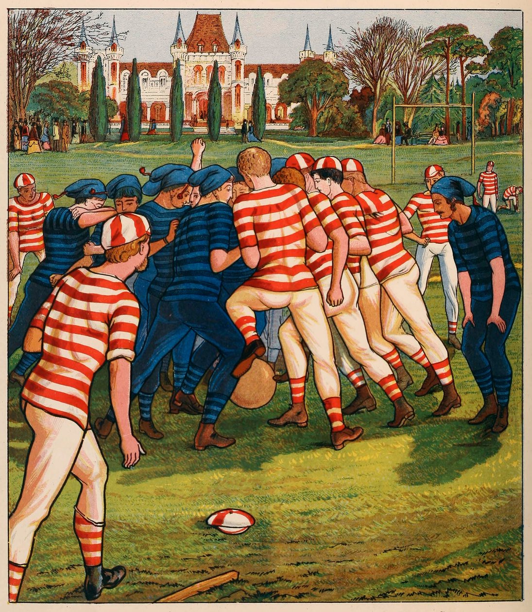 Voetbal, uit Britse sporten en spellen door English School