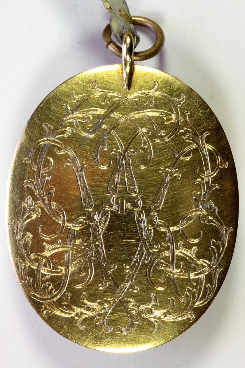 Lijst voor een miniatuurportret van een heer genaamd William Lord Russell (goud) door English School