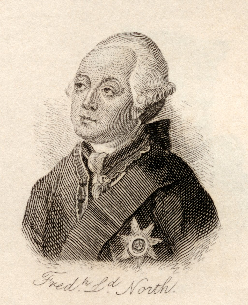 Frederick North, 2e graaf van Guildford, uit 
