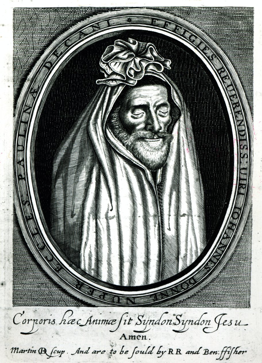 Frontispice van Deaths Duell door John Donne (1572-1631) gepubliceerd 1632 door English School