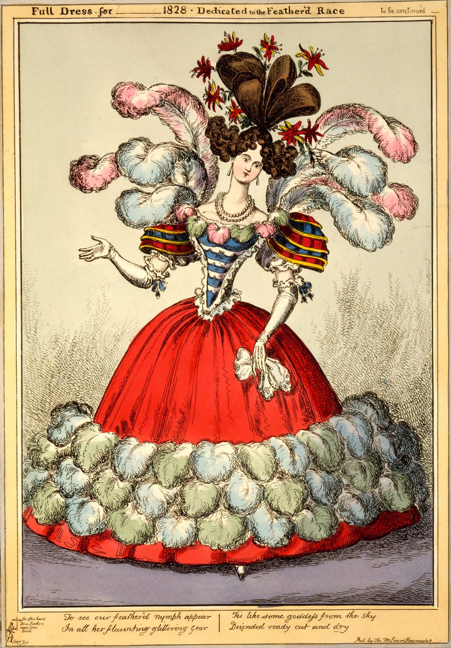 Volledige Kleding voor _ 1828 - Gewijd aan het Gevederde Ras, 1828 door English School