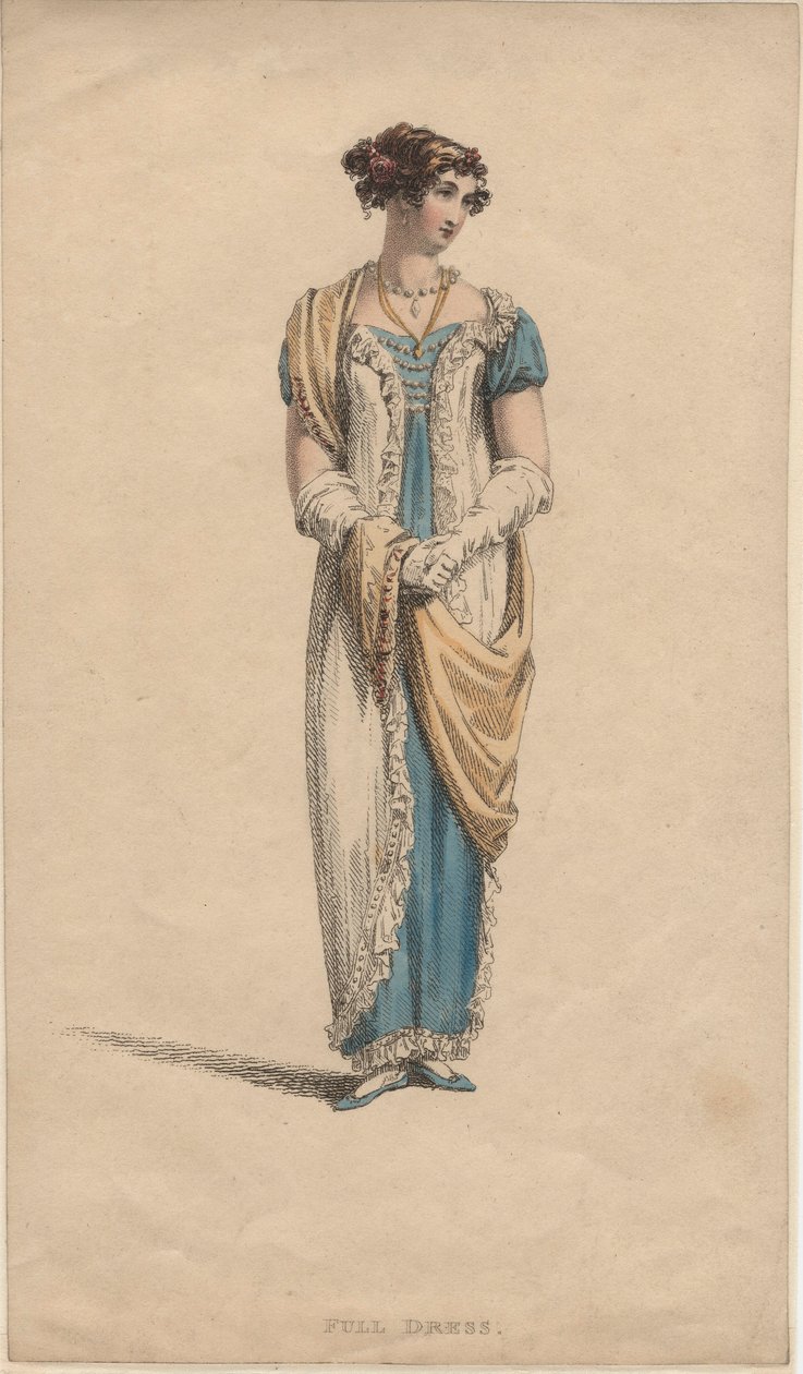 Volledige jurk, 1817 door English School
