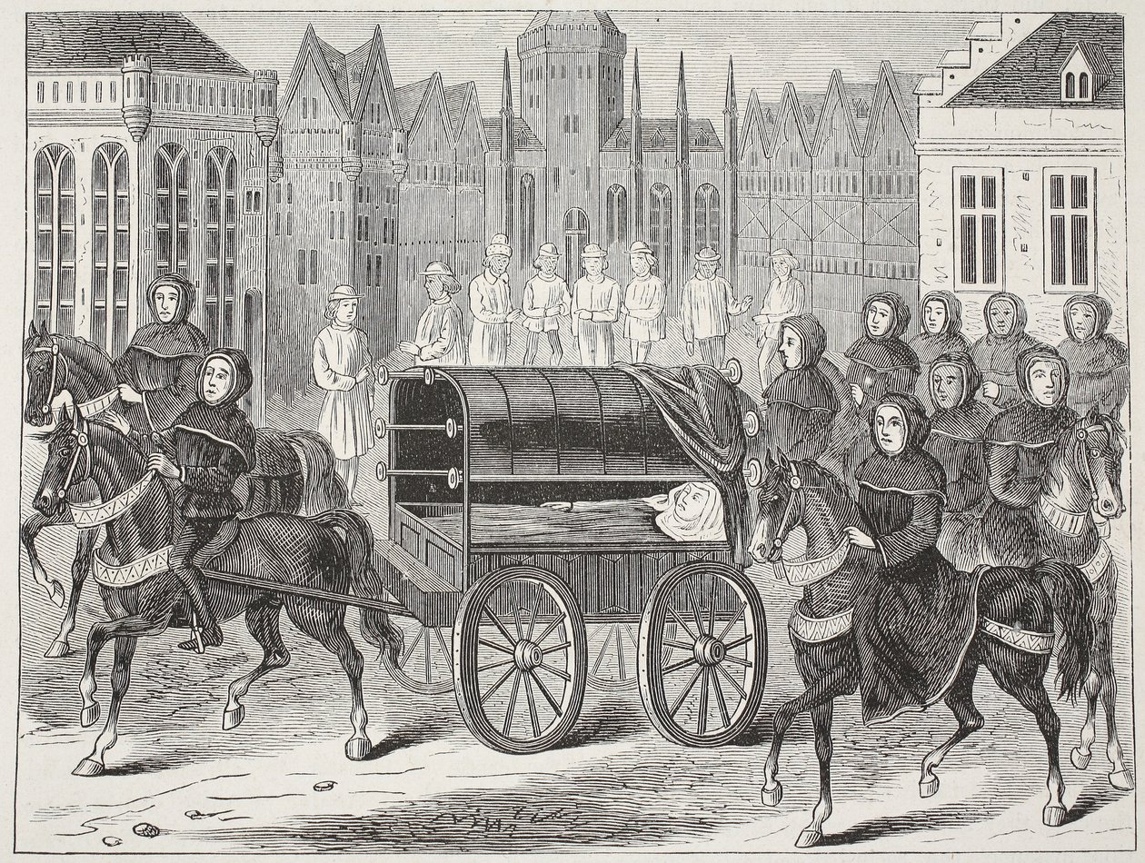 Begrafenis van Richard II door English School