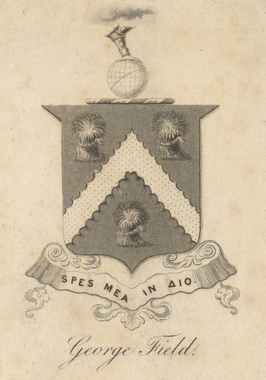 George Field, Wapenboekplaat, uit 