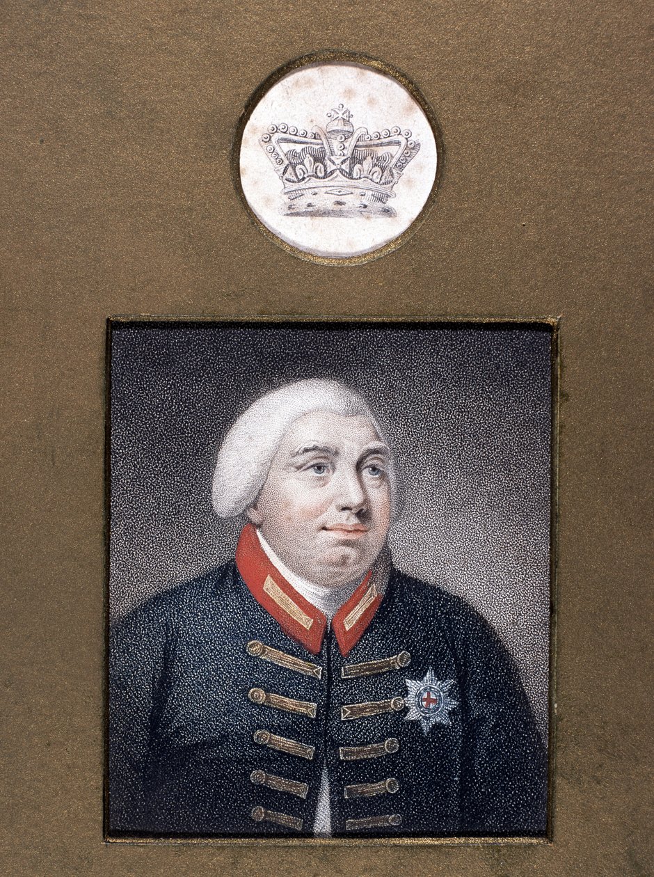 George III (1738-1820) in Windsor Uniform, ca. 1790 door English School