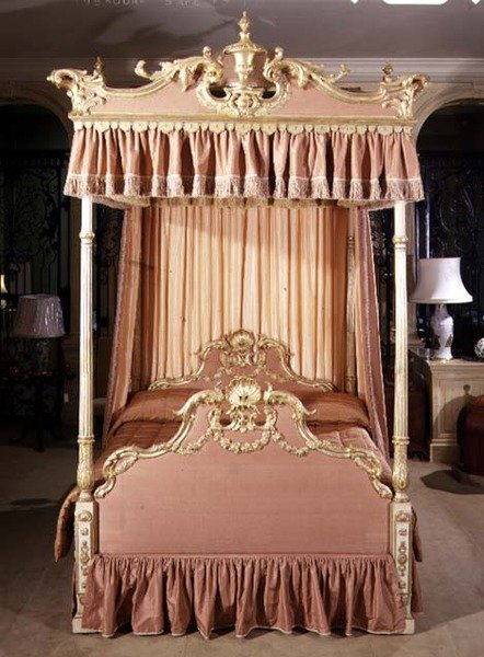 George III hemelbed, eind 18e eeuw door English School