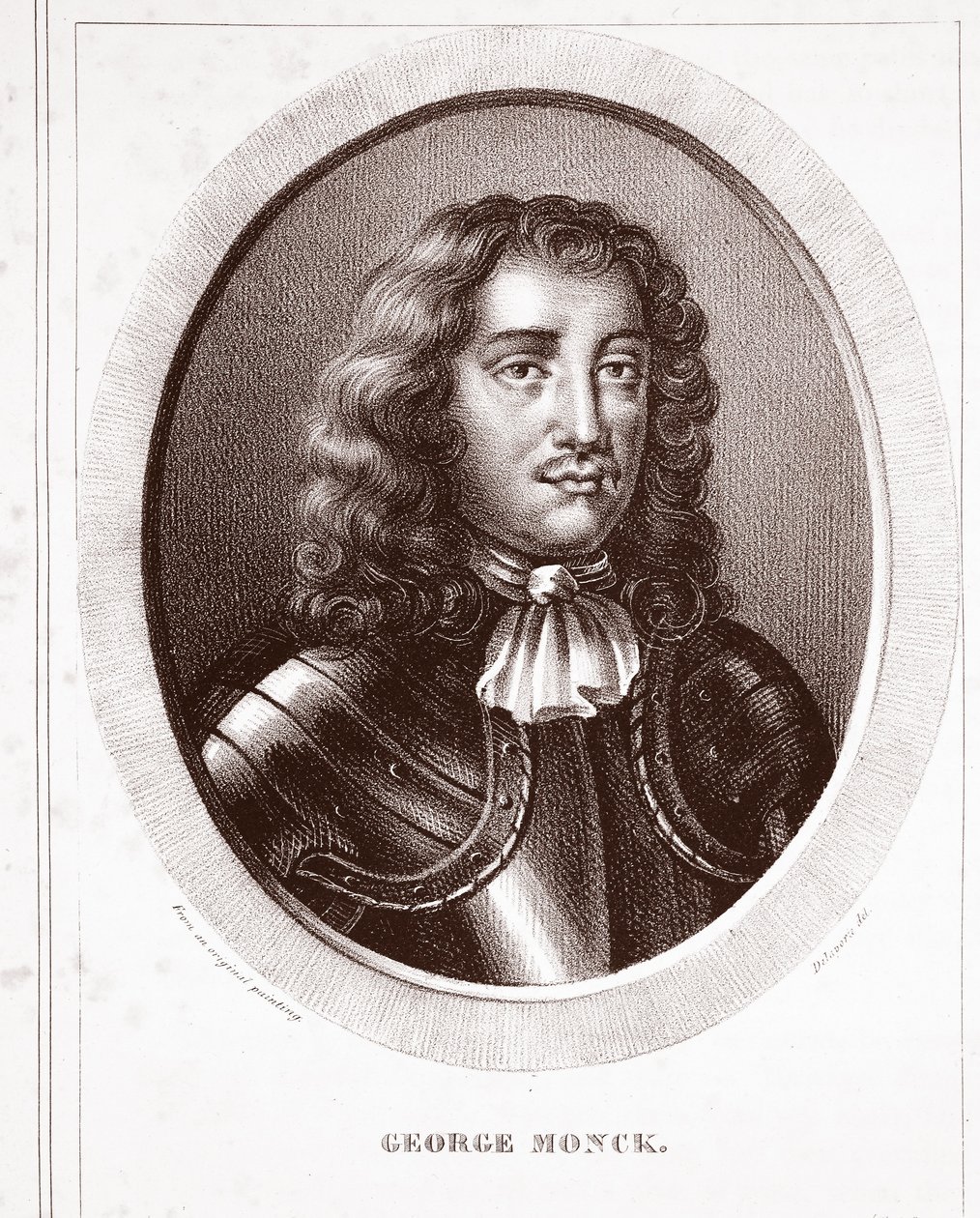 George Monck, toegeschreven aan Delavera, gegraveerd door de Ducarme door English School