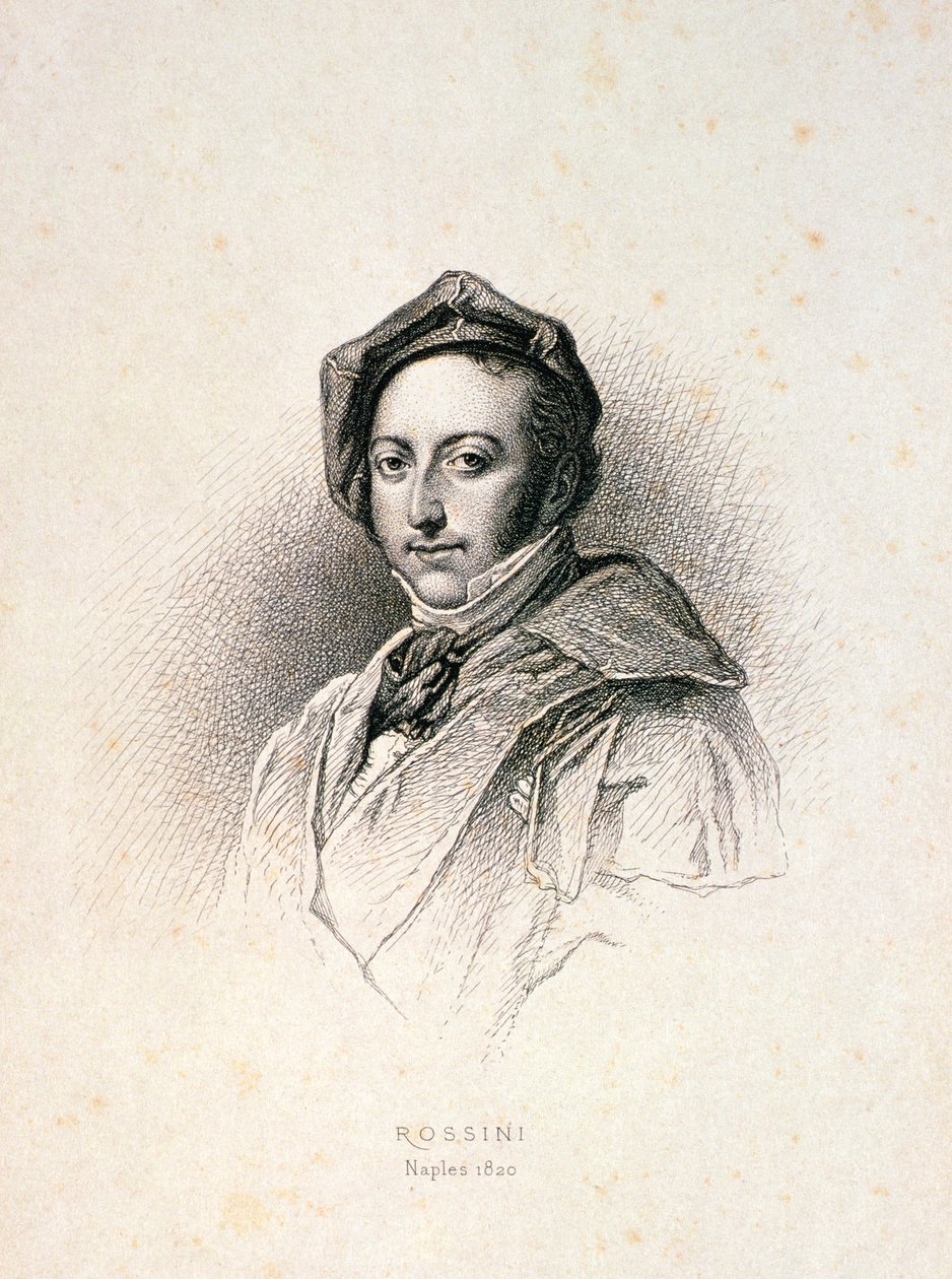 Gioacchino Antonio Rossini (1792-1868) door English School
