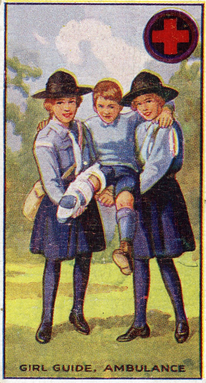 Girl Guide Ambulancebadge, 1923 door English School