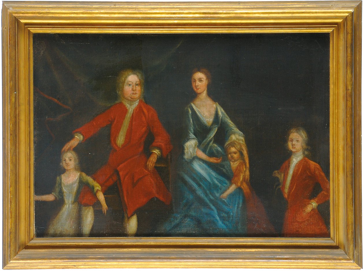 Groepsportret van de familie Arundell van Wardour door English School