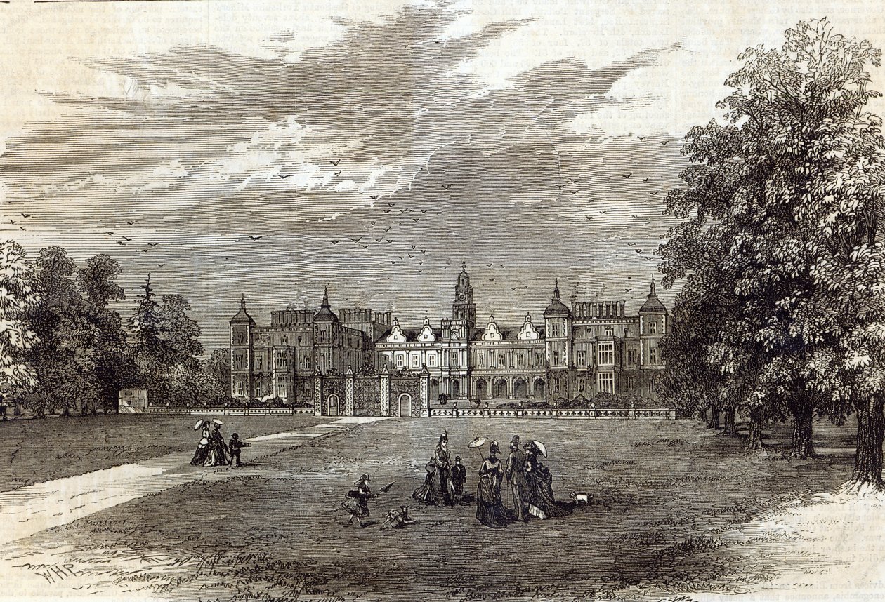 Hatfield House, de zetel van de Markies van Salisbury, uit 