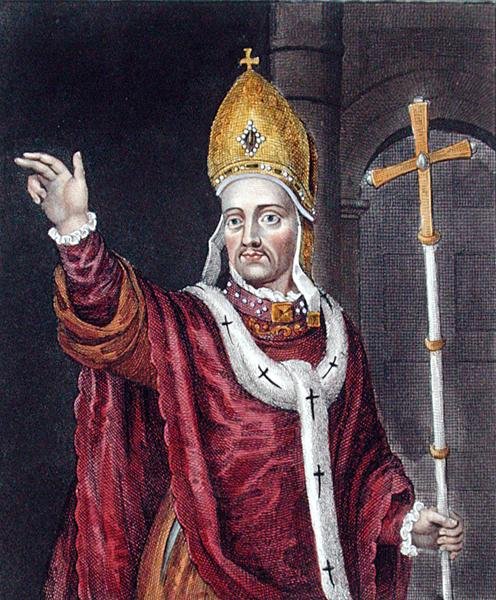 Henry Chichely (ca. 1362-1443), naar een schilderij in de Bodleian Gallery door English School