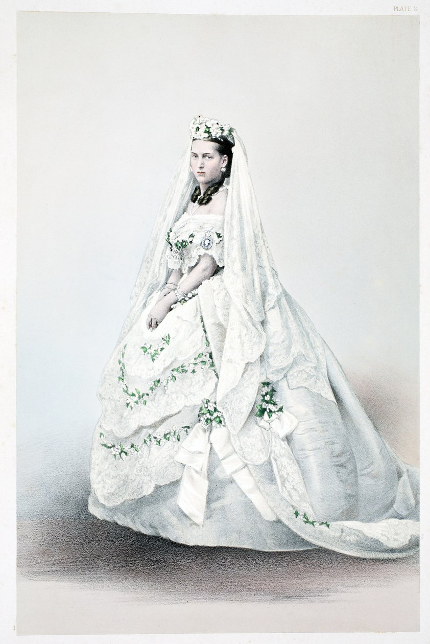 Hare Koninklijke Hoogheid Prinses Alexandra Caroline van Denemarken, uit Een gedenkteken van het huwelijk van Edward VII en Alexandra van Denemarken, uitgegeven 1864 door English School