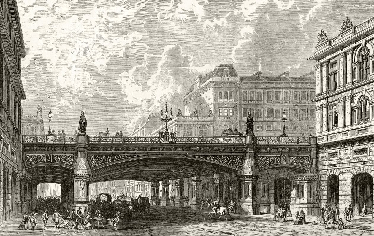 Holborn Viaduct, uit 