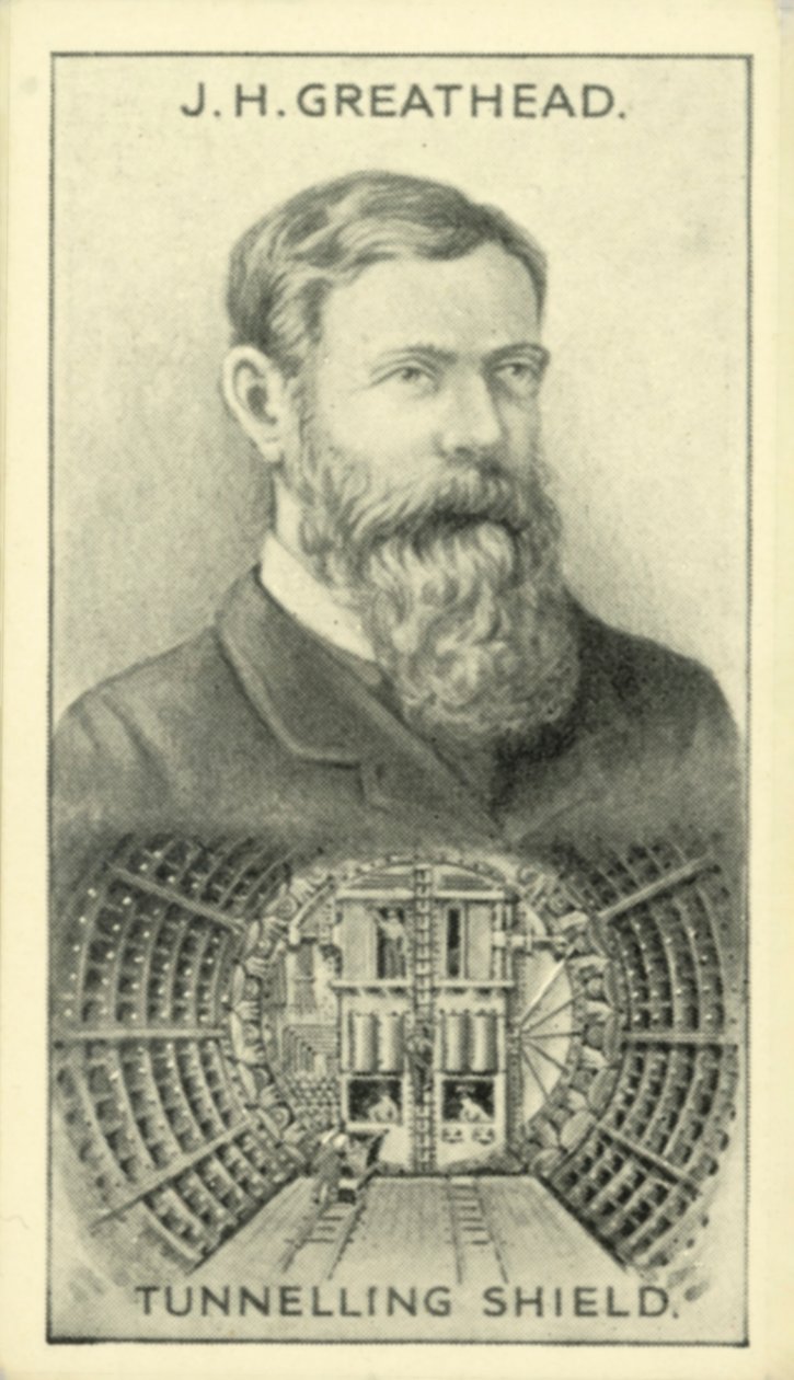 JH Greathead, Tunnelschild (litho) door English School