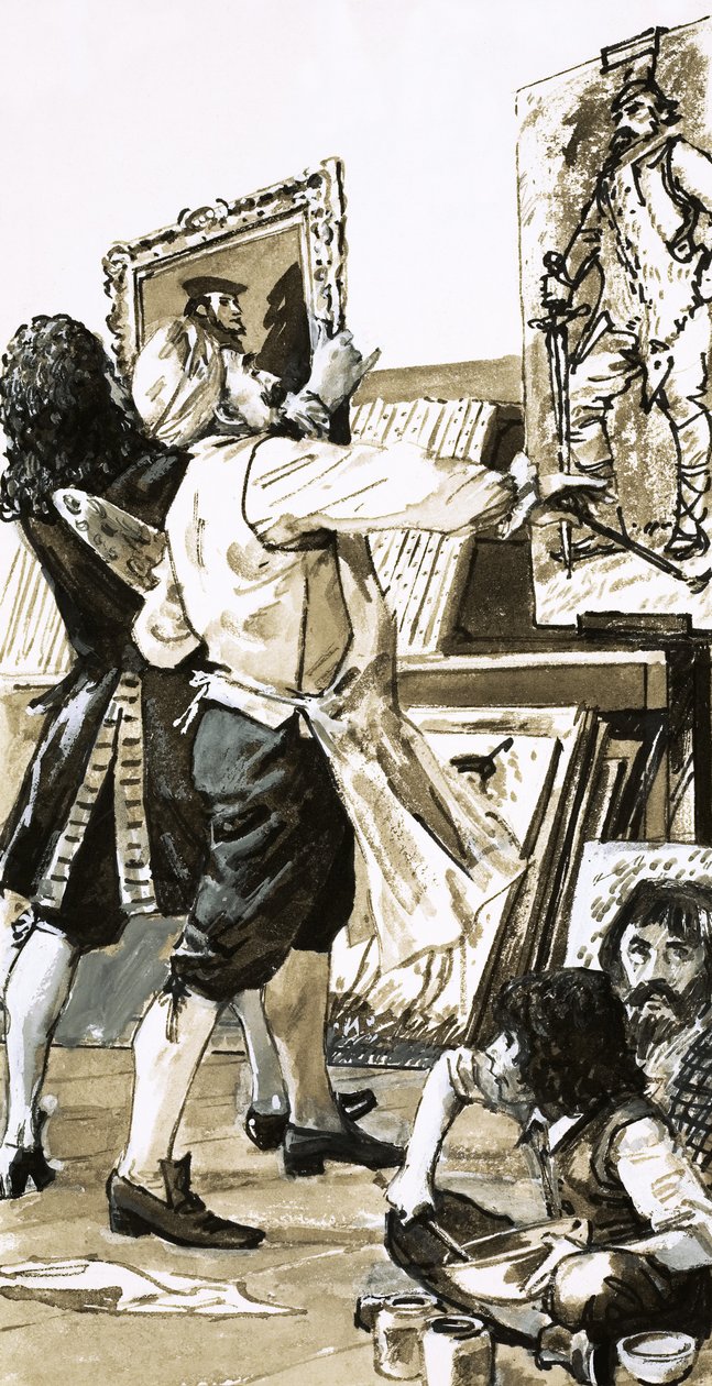 Jacobus de Wet schilderij in Holyrod House door English School