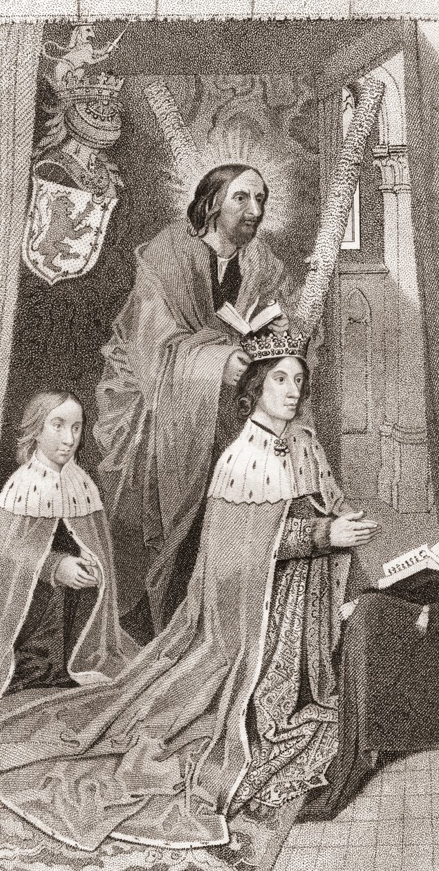 James III van Schotland door English School