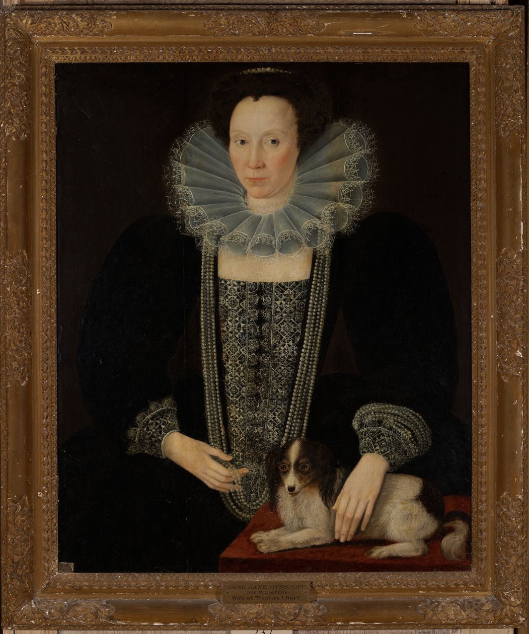 Jane Weston, tweede vrouw van Sir Thomas Bisshopp door English School