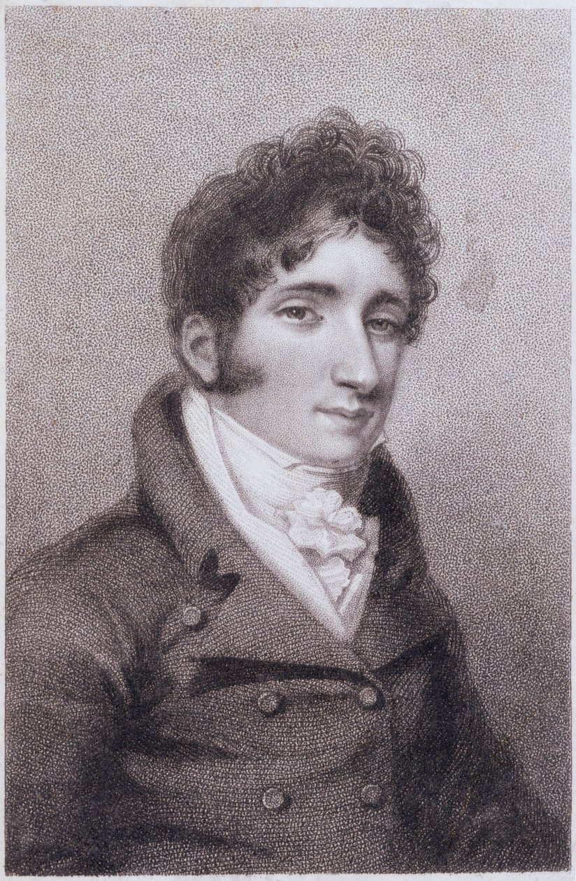 John Braham als Lord Aimworth in de opera The Maid of the Mill door English School