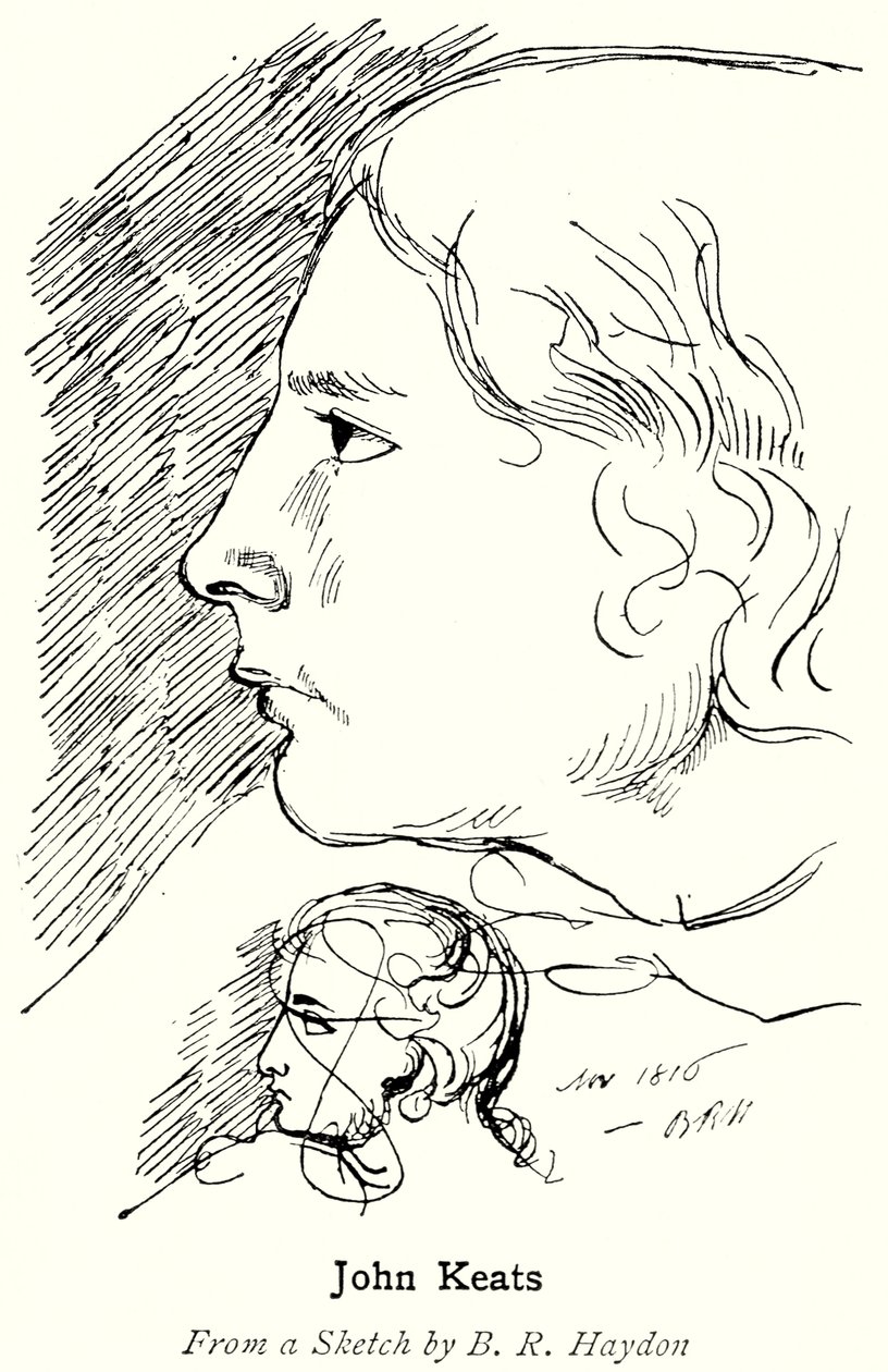 John Keats (gravure) door English School