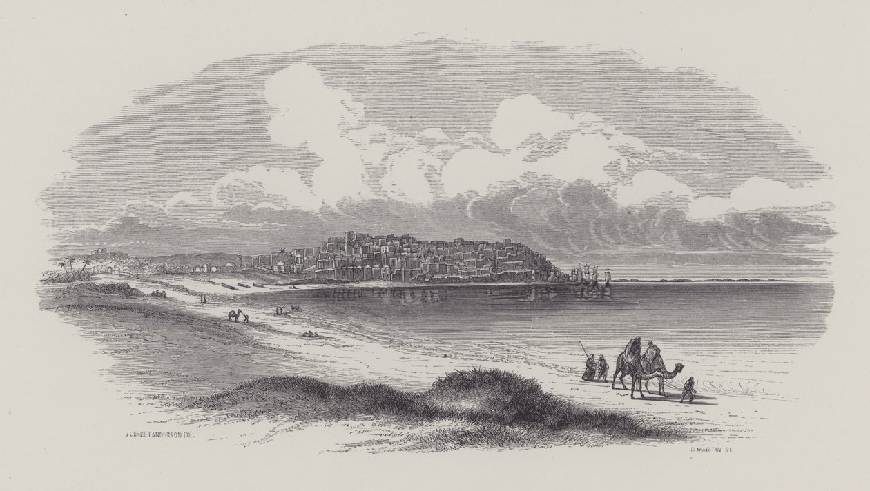 Joppa (gravure) door English School