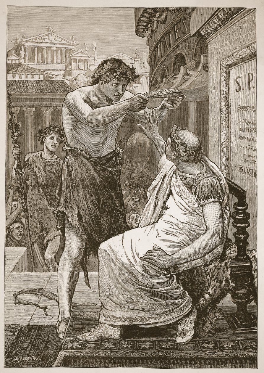 Julius Caesar weigert de kroon aangeboden door Anthony door English School