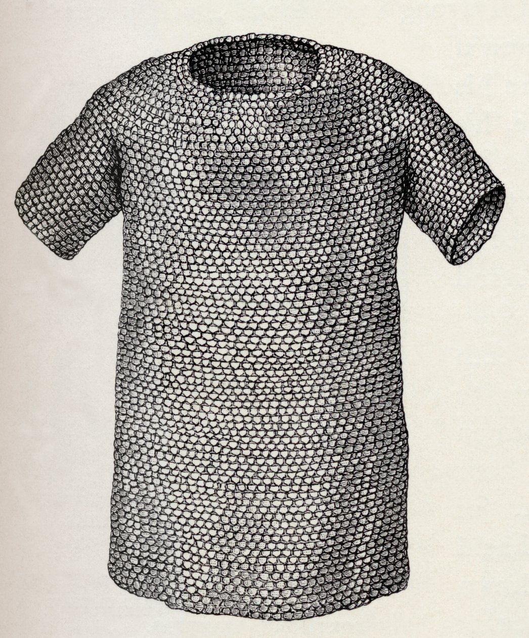 Jutish of Deense maliënkolder daterend van vóór 450 AD, uit A Short History of the English People door J. R. Green, gepubliceerd in 1893 door English School