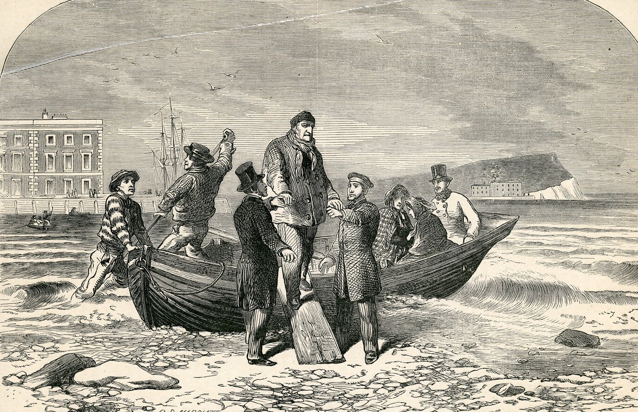 Landing van Louis Phillipe in Engeland door English School