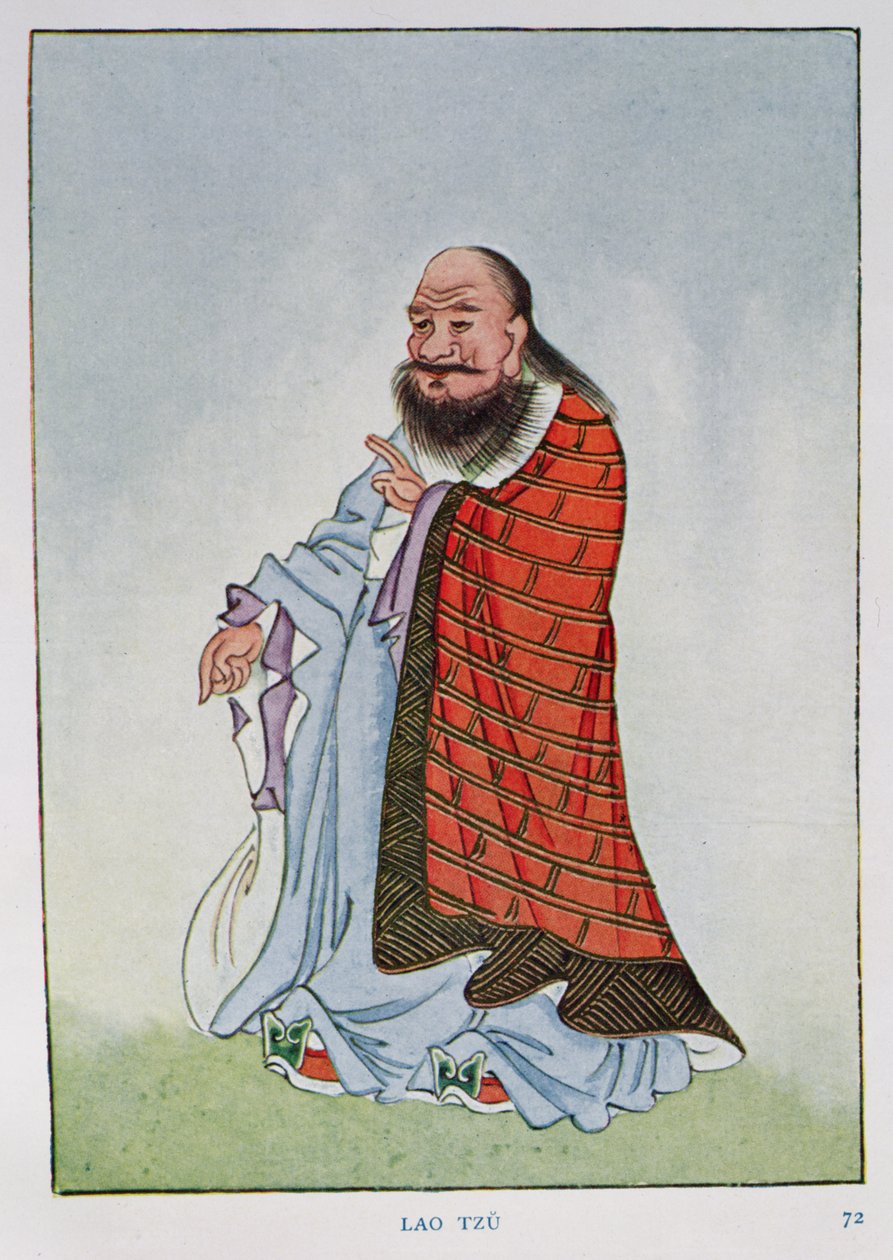 Lao-Tzu (ca. 604-531 v.Chr.), illustratie uit 