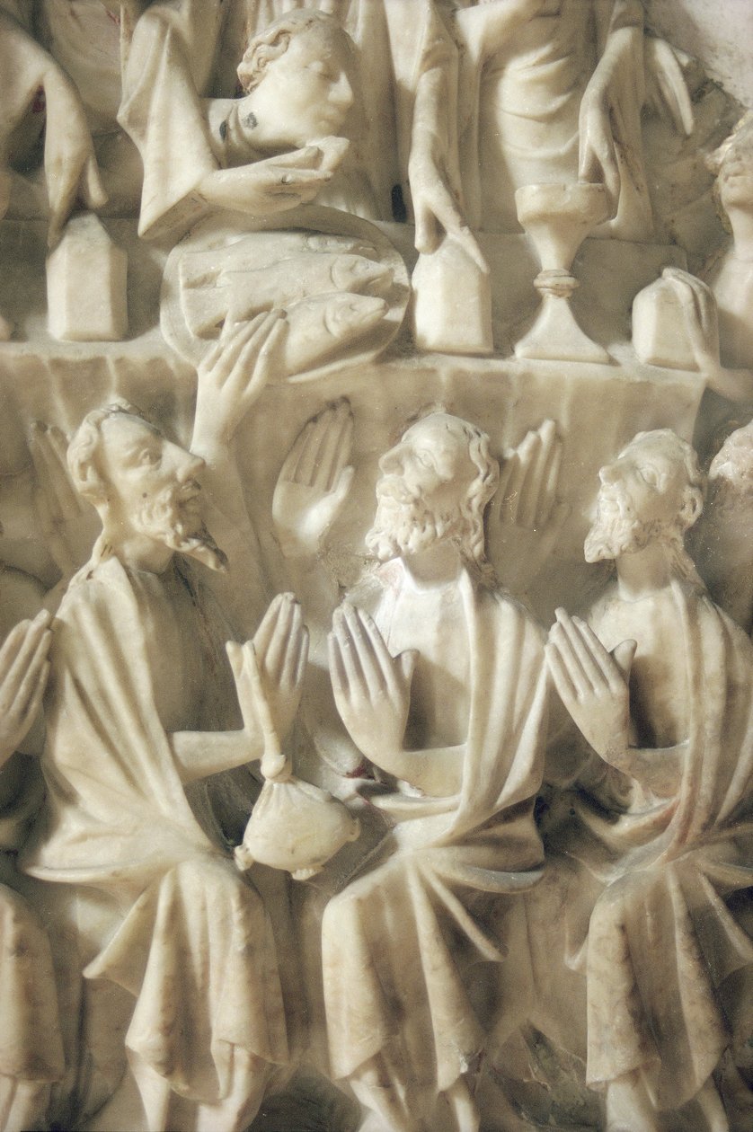 Laatste Avondmaal (detail) door English School