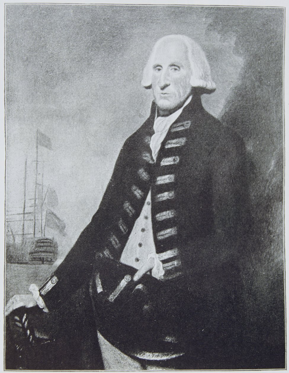 Lord Hood (1724-1816) door English School