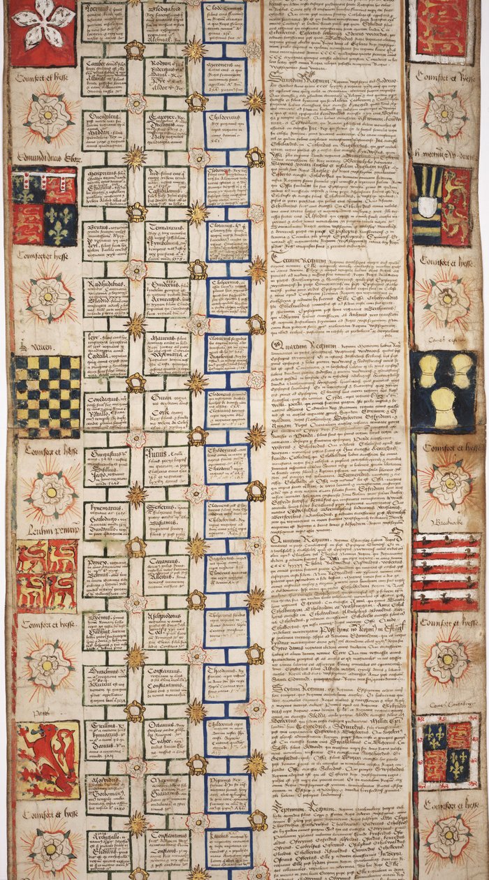 Kroniek van de Geschiedenis van de Wereld van Schepping tot Woden, met een Genealogie van Edward IV door English School
