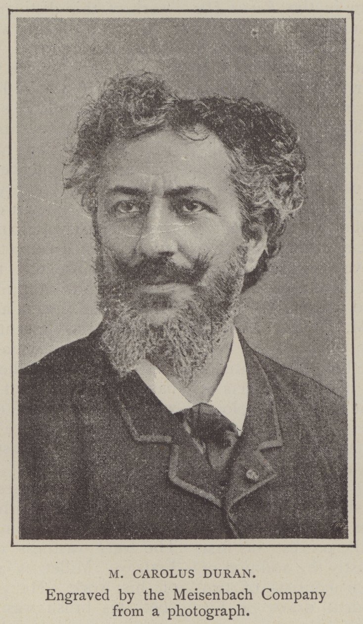 M Carolus Duran (gravure) door English School