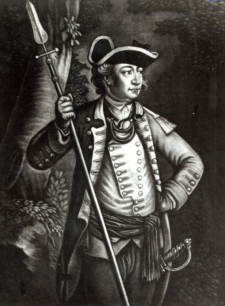 Generaal-majoor John Sullivan (1740-95), 1776 door English School