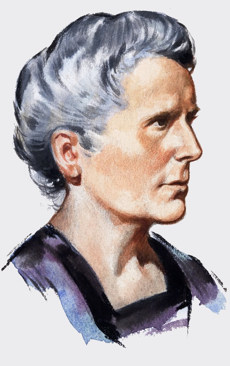Marie Curie door English School
